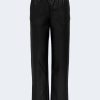 Donna Only | Pantaloni Bootcut Only Onlpopstar Mw Wide Coated Pnt Noos Nero