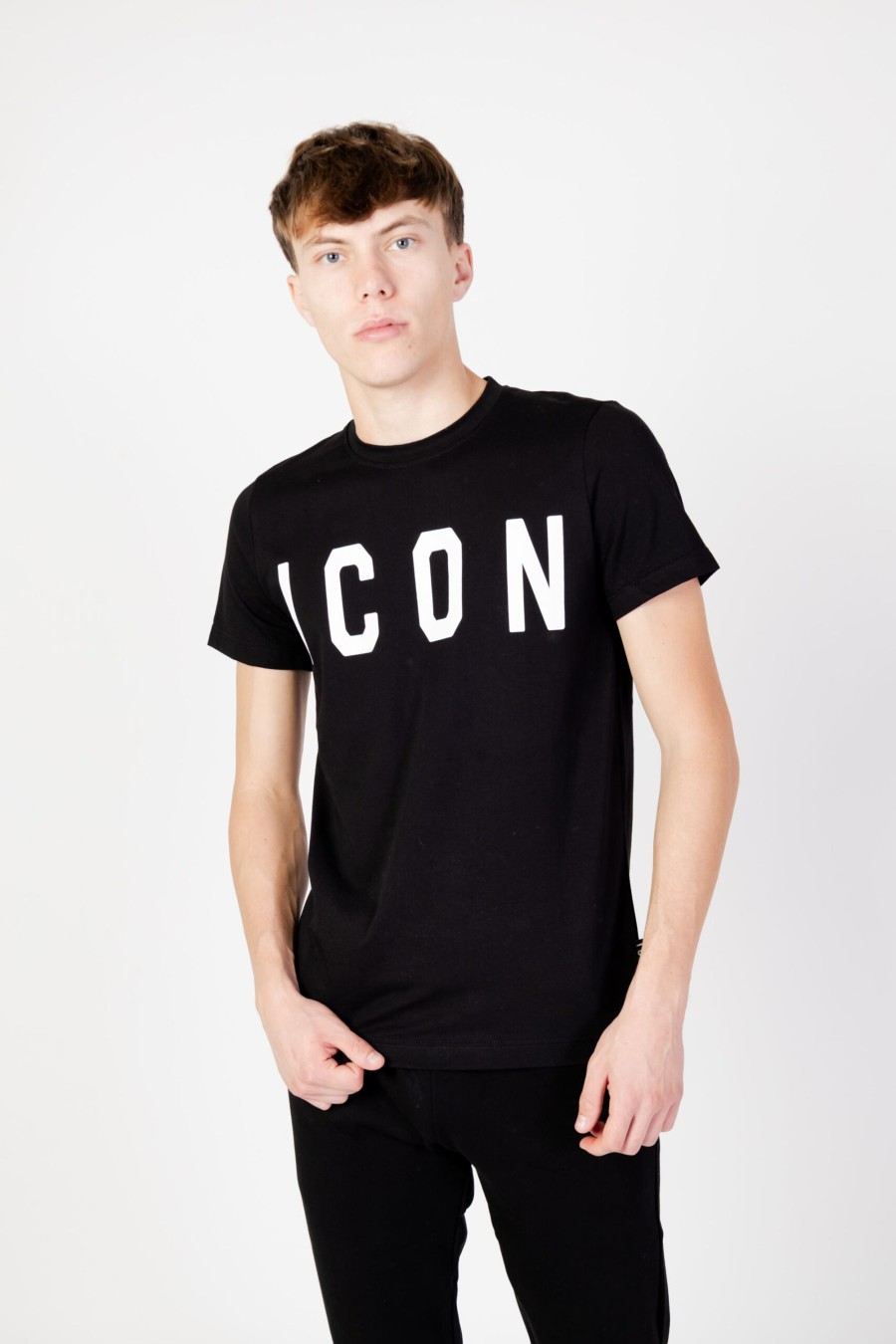 Uomo Icon | T-Shirt Icon Logo Nero