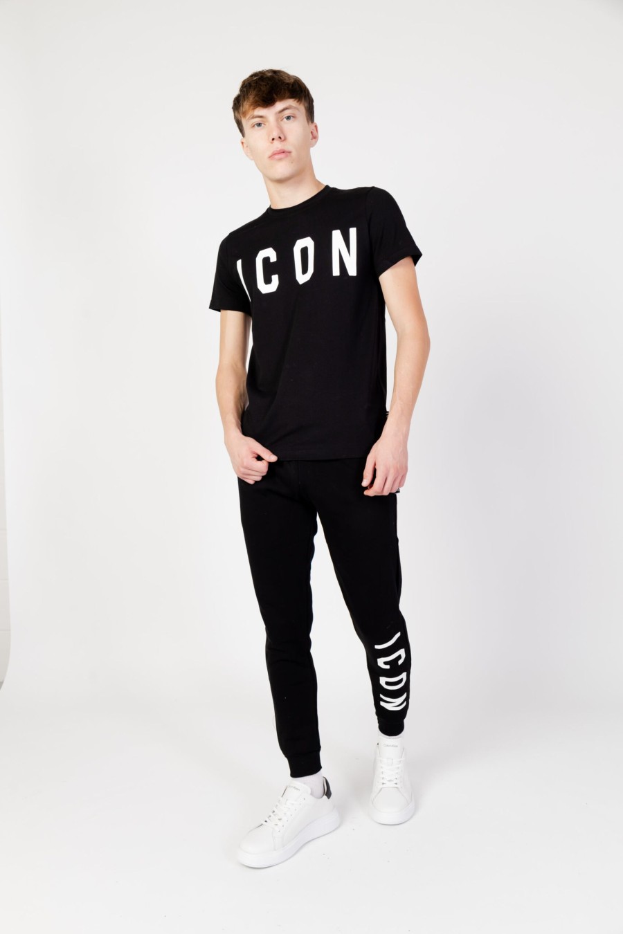 Uomo Icon | T-Shirt Icon Logo Nero