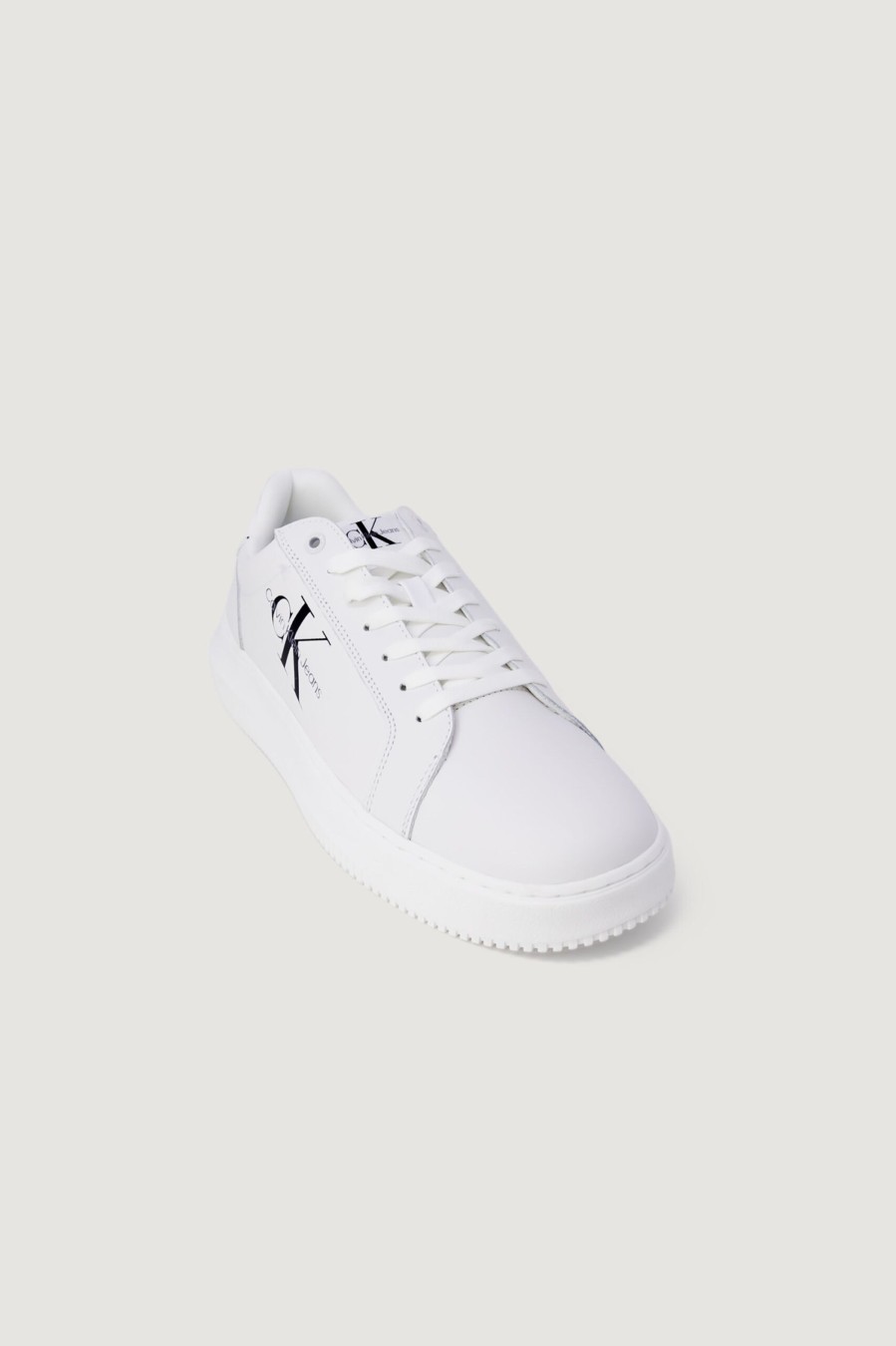 Uomo Calvin Klein | Sneakers Calvin Klein Chunky Cupsole Mono Bianco