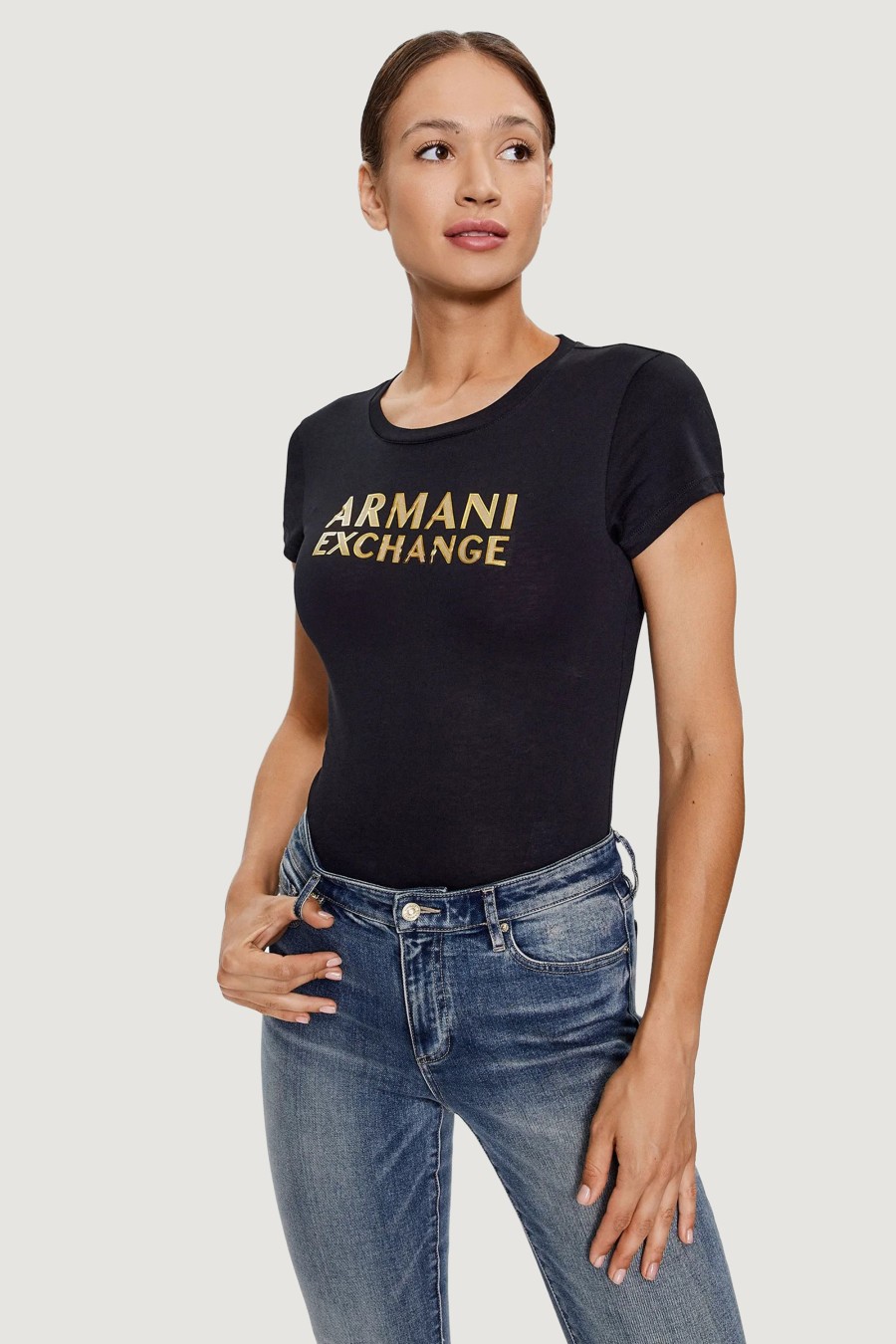 Donna Armani Exchange | T-Shirt Armani Exchange Nero