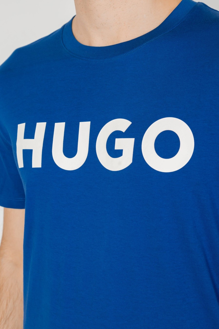 Uomo Hugo | T-Shirt Hugo Dulivio 10229761 01 Blu