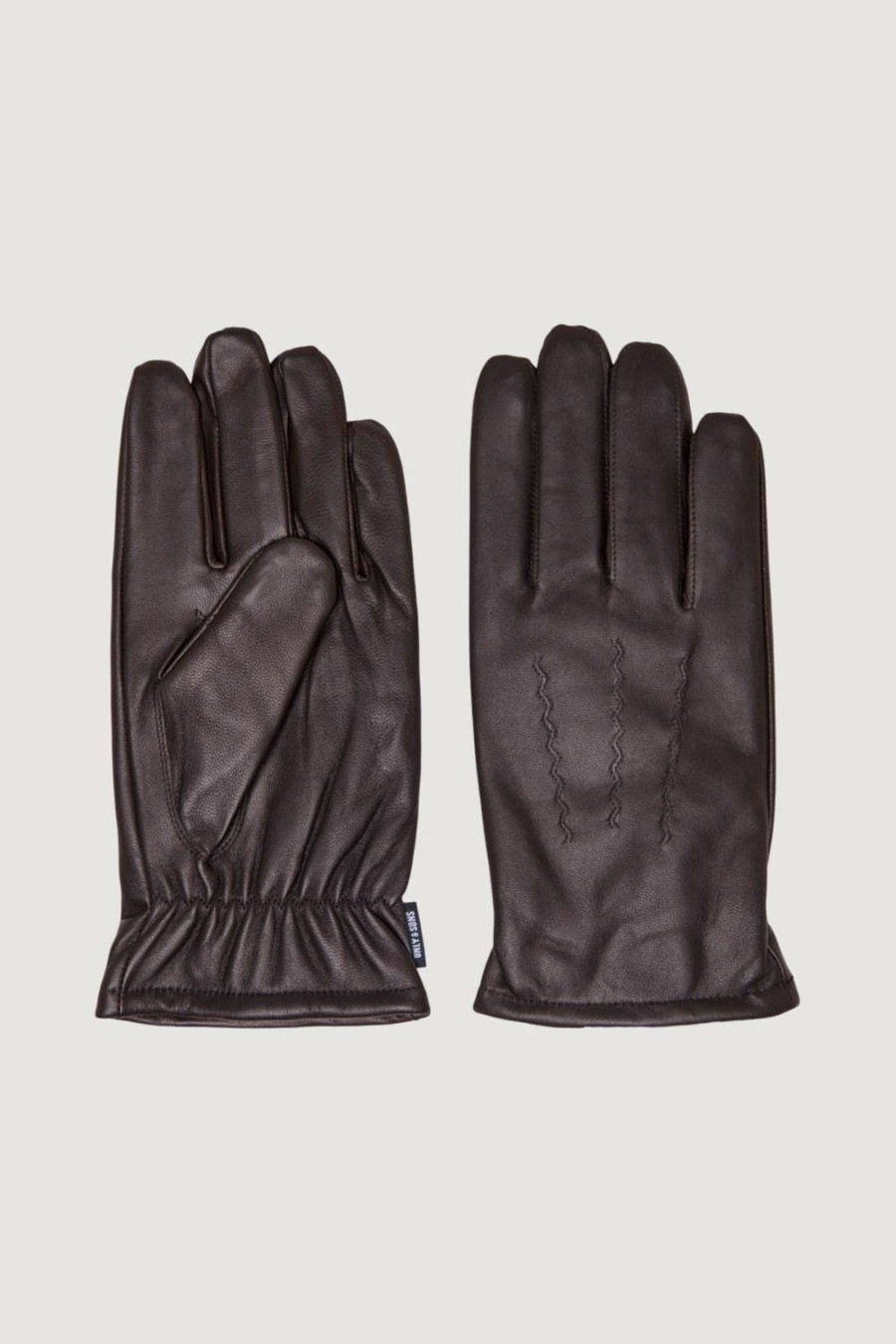 Uomo Only & Sons | Guanti Only & Sons Onsmason Leather Glove Marrone