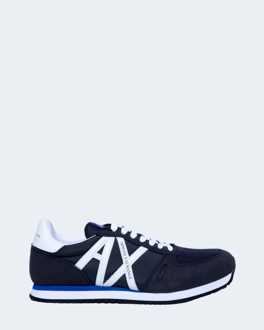 Uomo Armani Exchange | Sneakers Armani Exchange Blue Scuro