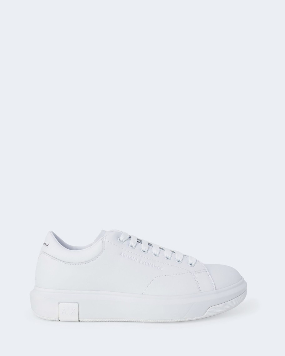 Uomo Armani Exchange | Sneakers Armani Exchange Bianco