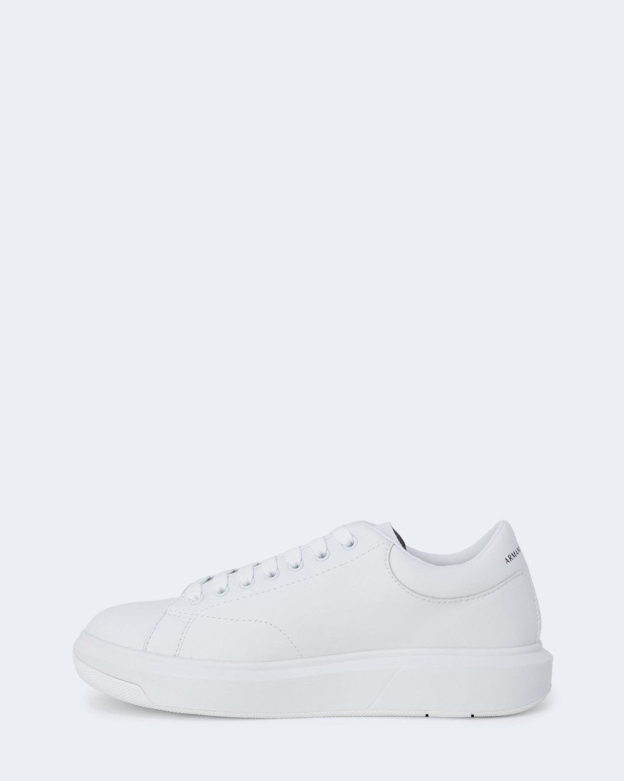 Uomo Armani Exchange | Sneakers Armani Exchange Bianco