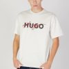 Uomo Hugo | T-Shirt Hugo Dakaishi Panna