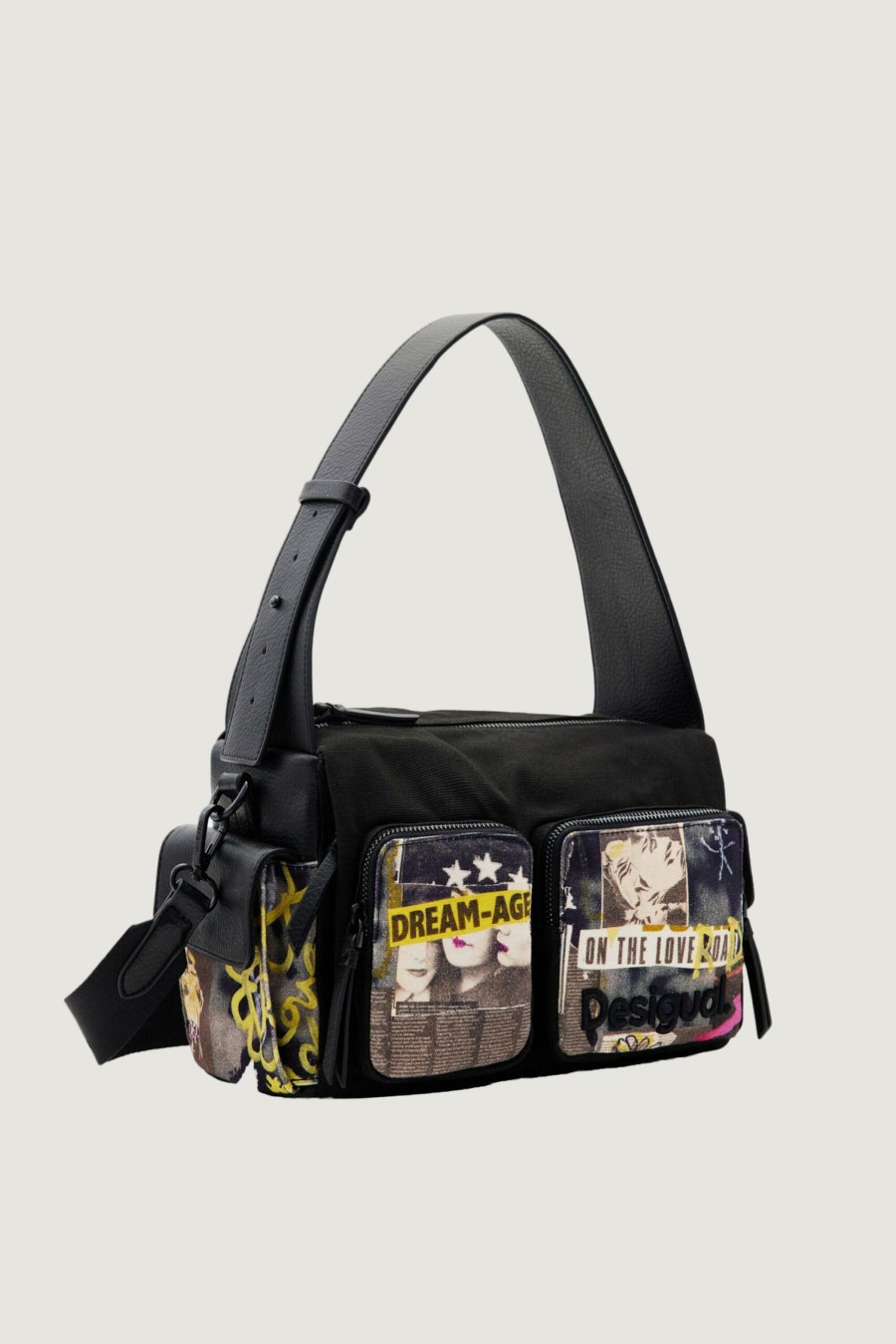 Donna Desigual | Borsa Desigual Bols_Love Road Varadero Nero