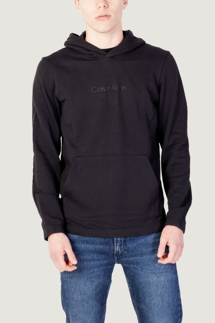 Uomo Calvin Klein Sport | Felpa Con Cappuccio Calvin Klein Sport Pw - Sweat Hoodie Nero