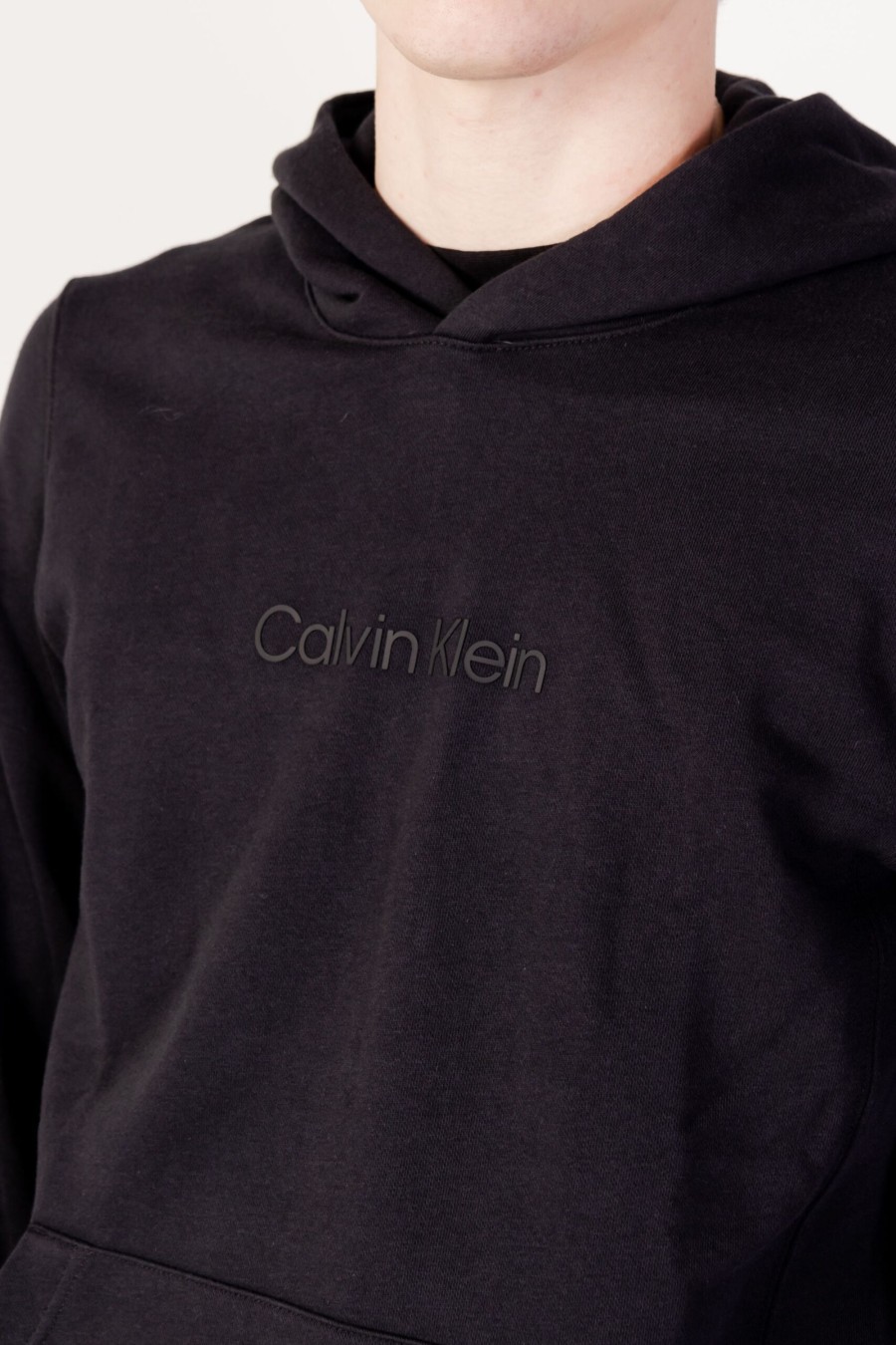 Uomo Calvin Klein Sport | Felpa Con Cappuccio Calvin Klein Sport Pw - Sweat Hoodie Nero