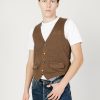 Uomo Gianni Lupo | Gilet Da Completo Gianni Lupo Marrone