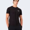 Uomo EA7 | T-Shirt Ea7 Black Silver