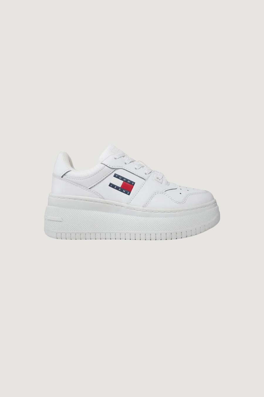 Donna Tommy Hilfiger | Sneakers Tommy Hilfiger Retro Basket Fla Bianco