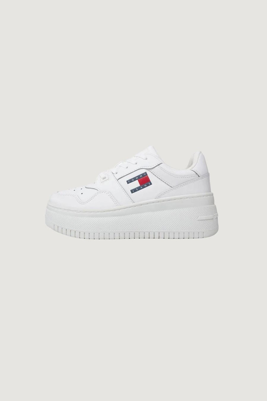 Donna Tommy Hilfiger | Sneakers Tommy Hilfiger Retro Basket Fla Bianco