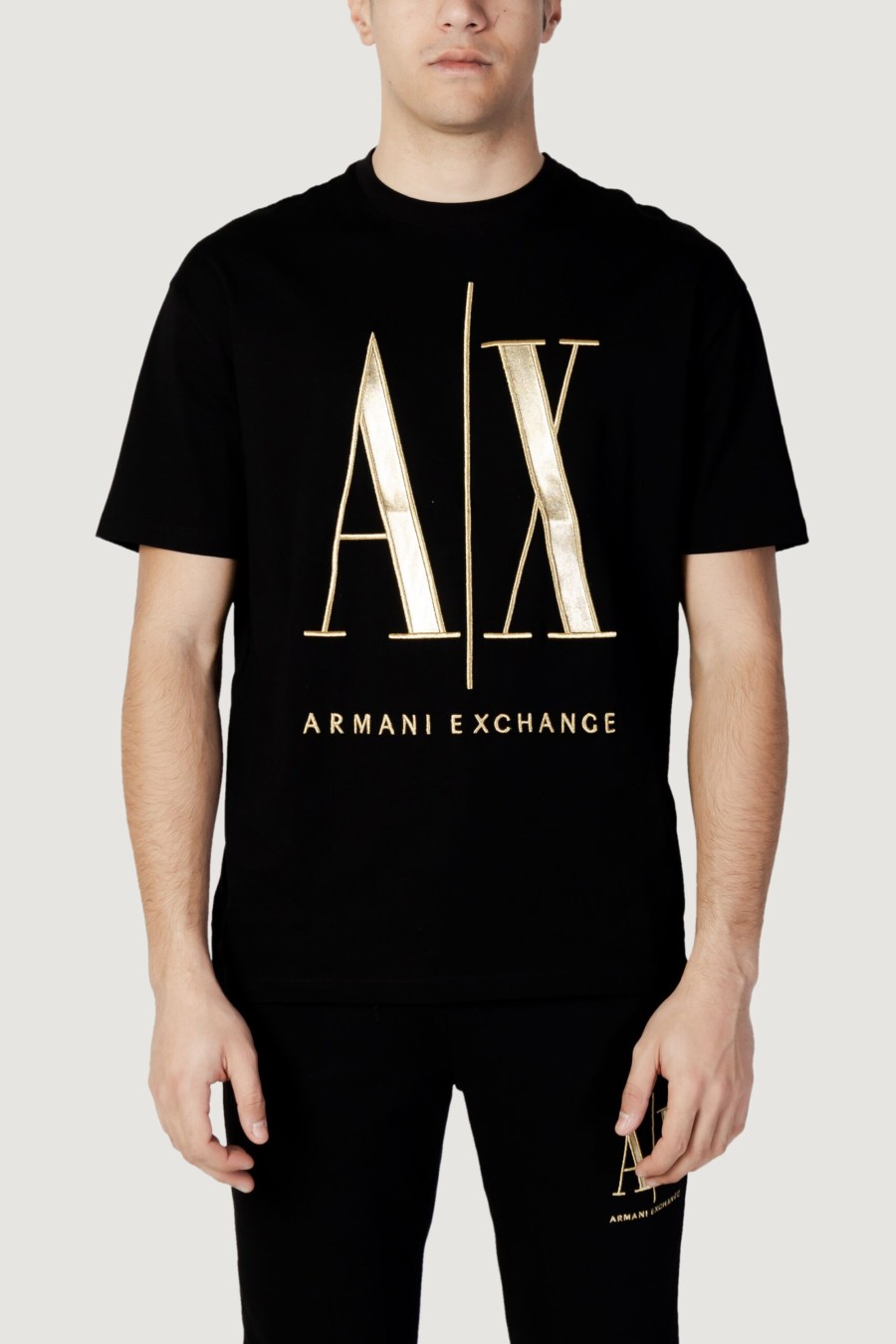 Uomo Armani Exchange | T-Shirt Armani Exchange Nero