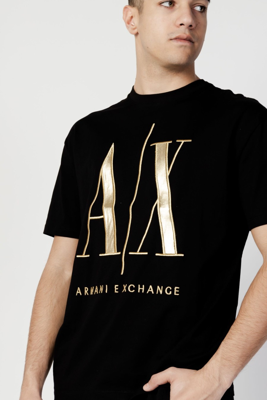 Uomo Armani Exchange | T-Shirt Armani Exchange Nero