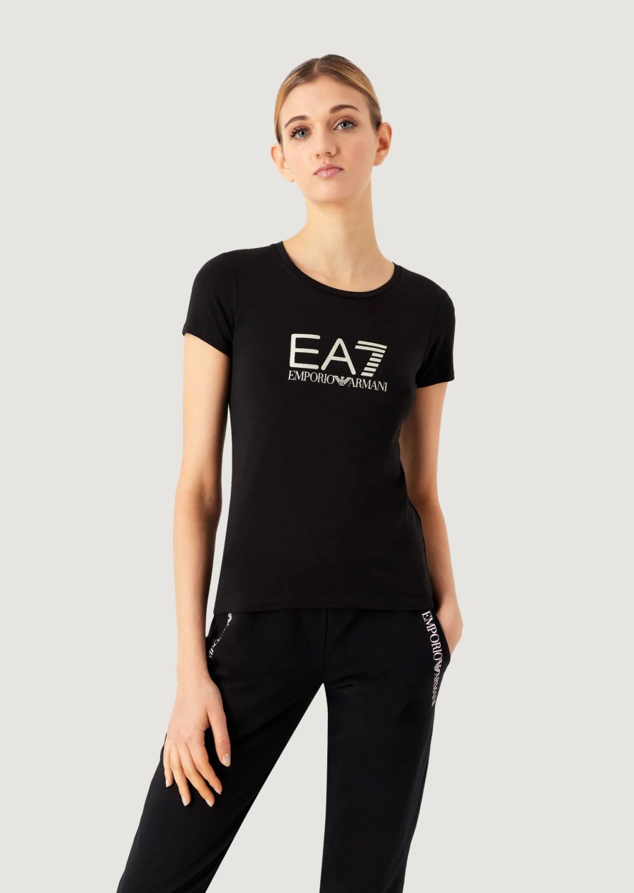 Donna EA7 | T-Shirt Ea7 Nero