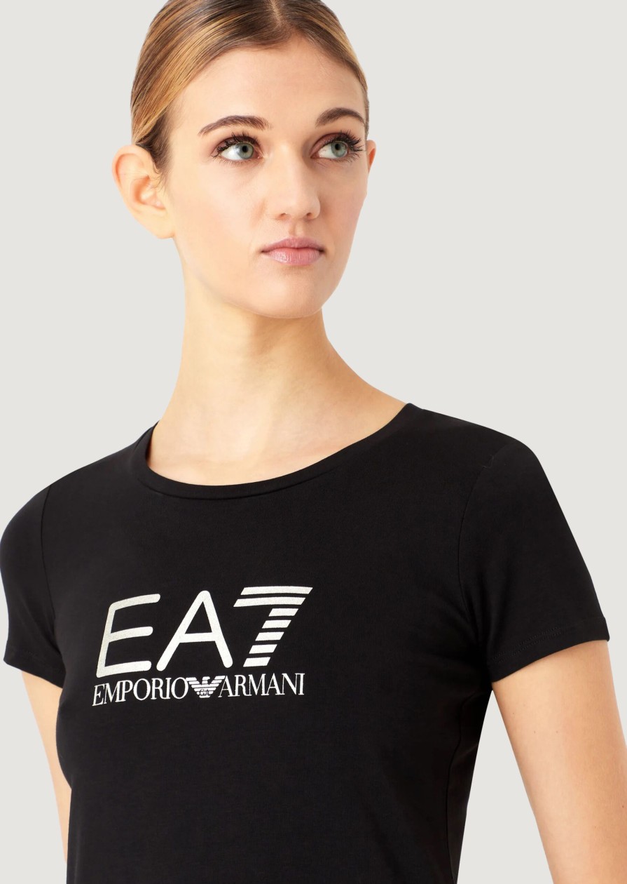 Donna EA7 | T-Shirt Ea7 Nero