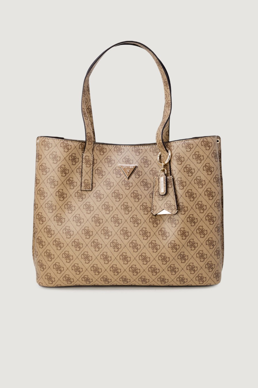 Donna Guess | Borsa Guess Meridian Girlfriend Tote Beige Scuro