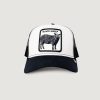 Uomo Goorin Bros | Cappello Con Visiera Goorin Bros Black Sheep Bianco