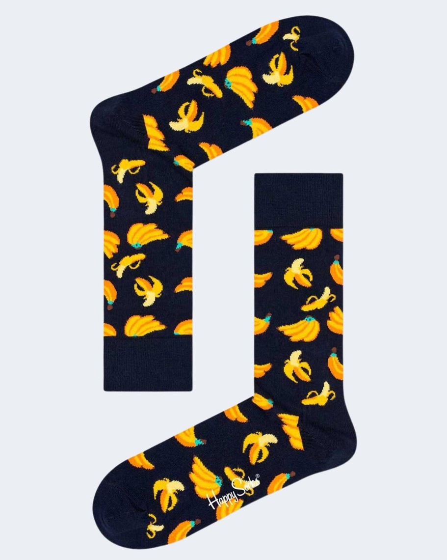 Donna Happy Socks | Calzini Happy Socks Banana Socks Nero