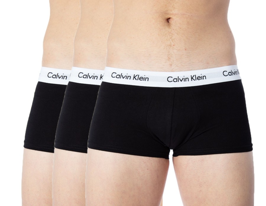 Uomo Calvin Klein | Boxer Calvin Klein Underwear 3 Pack Trunks Nero