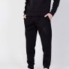 Uomo Armani Exchange | Pantaloni Sportivi Armani Exchange Nero