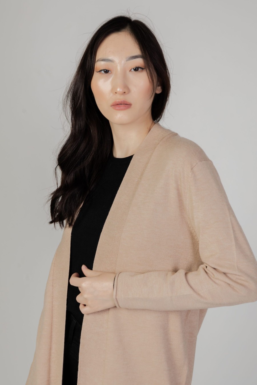 Donna Street One | Cardigan Street One Ltd Qr Open Beige