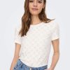 Donna Jacqueline de Yong | T-Shirt Jacqueline De Yong Jdycathinka S/S Tag Top Jrs Noos Bianco