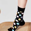 Donna Happy Socks | Calzini Happy Socks Big Dot Nero