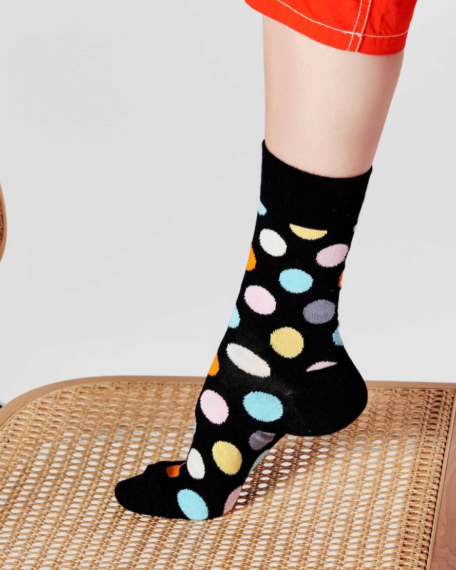 Donna Happy Socks | Calzini Happy Socks Big Dot Nero