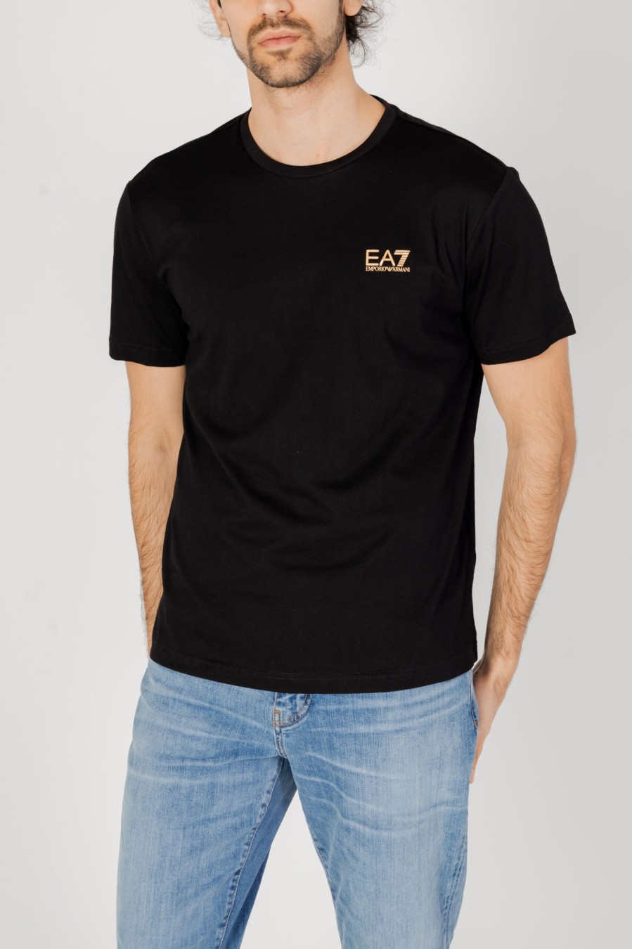 Uomo EA7 | T-Shirt Ea7 Nero