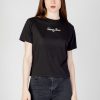 Donna Tommy Hilfiger | T-Shirt Tommy Hilfiger Tjw Cls Essential Nero