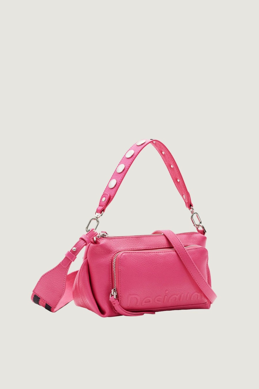 Donna Desigual | Borsa Desigual Bols_Half Logo Urus Fuxia