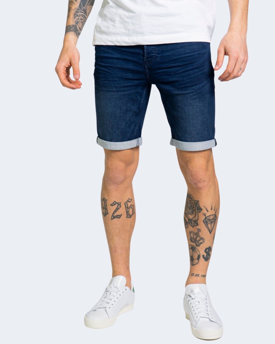 Uomo Only & Sons | Shorts Only & Sons Onsply Life Reg D Blue Jog Pk 8582 Noos Blue Denim