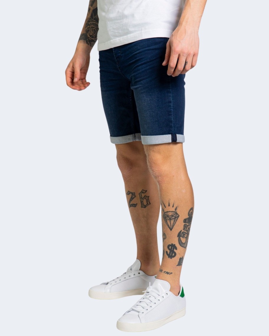 Uomo Only & Sons | Shorts Only & Sons Onsply Life Reg D Blue Jog Pk 8582 Noos Blue Denim