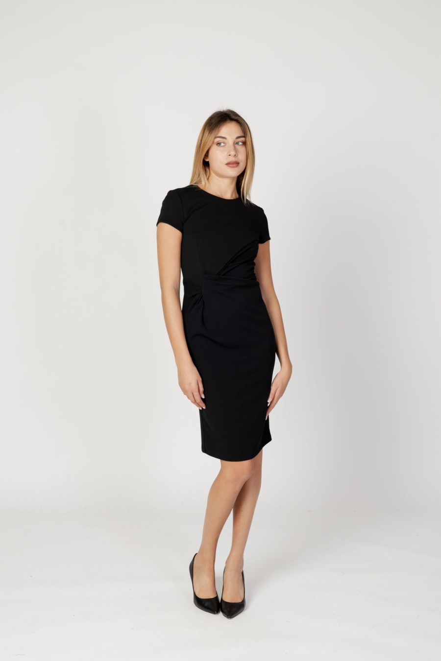 Donna Sandro Ferrone | Vestito Midi Sandro Ferrone Nero