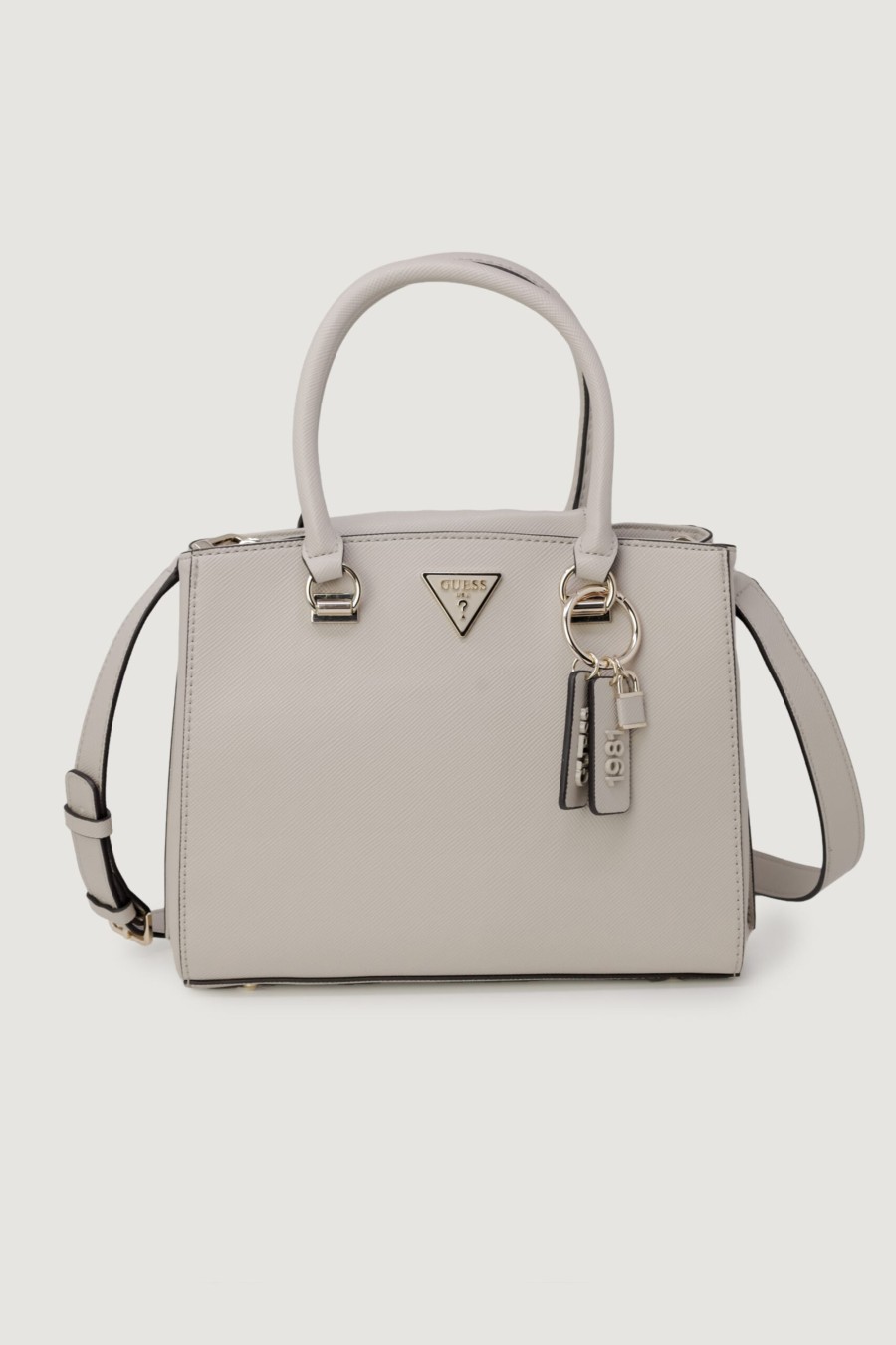 Donna Guess | Borsa Guess Noelle Girlfriend Satchel Beige