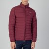 Uomo Aquascutum | Giacchetto Aquascutum Active 100Gr Mock Neck Jacket Bordeaux