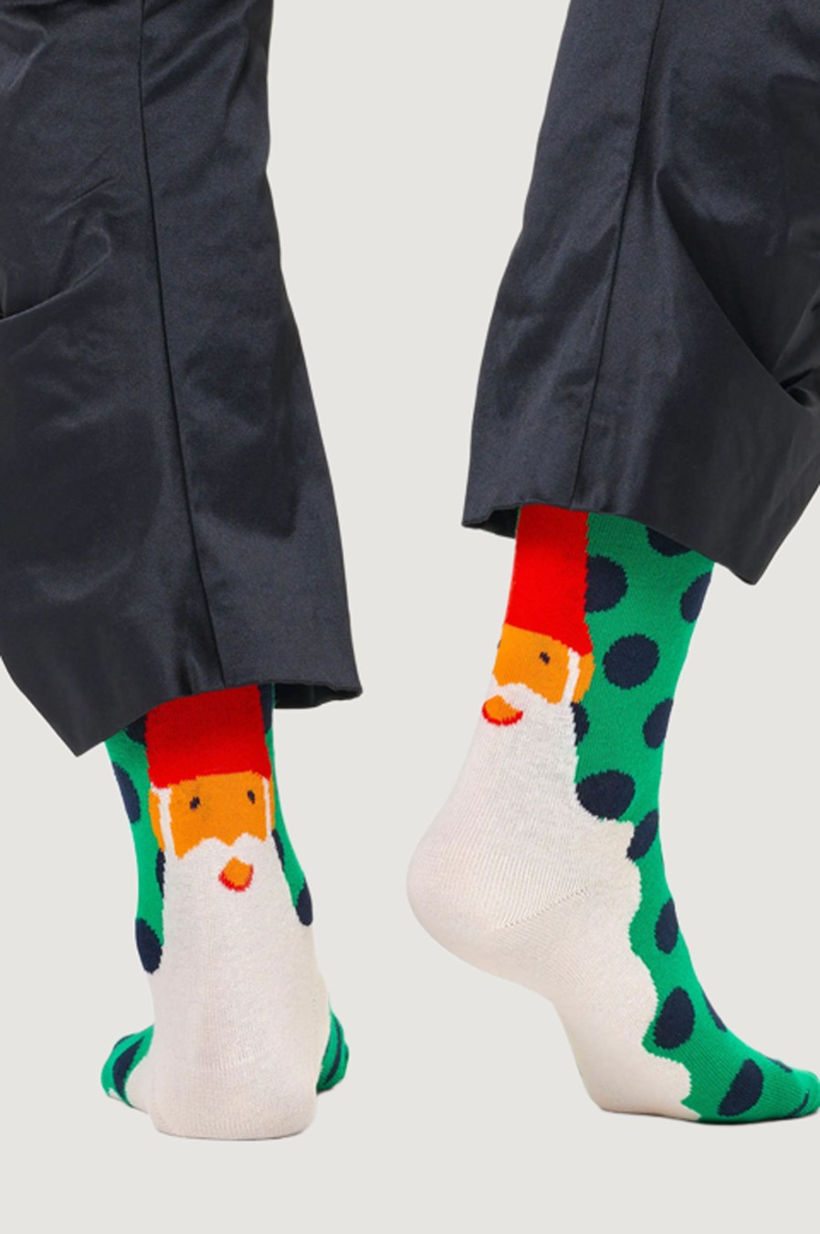 Donna Happy Socks | Calzini Happy Socks Santa S Beard Verde