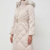 Donna Guess | Piumino Guess Olga Long Real Down Jacket Beige