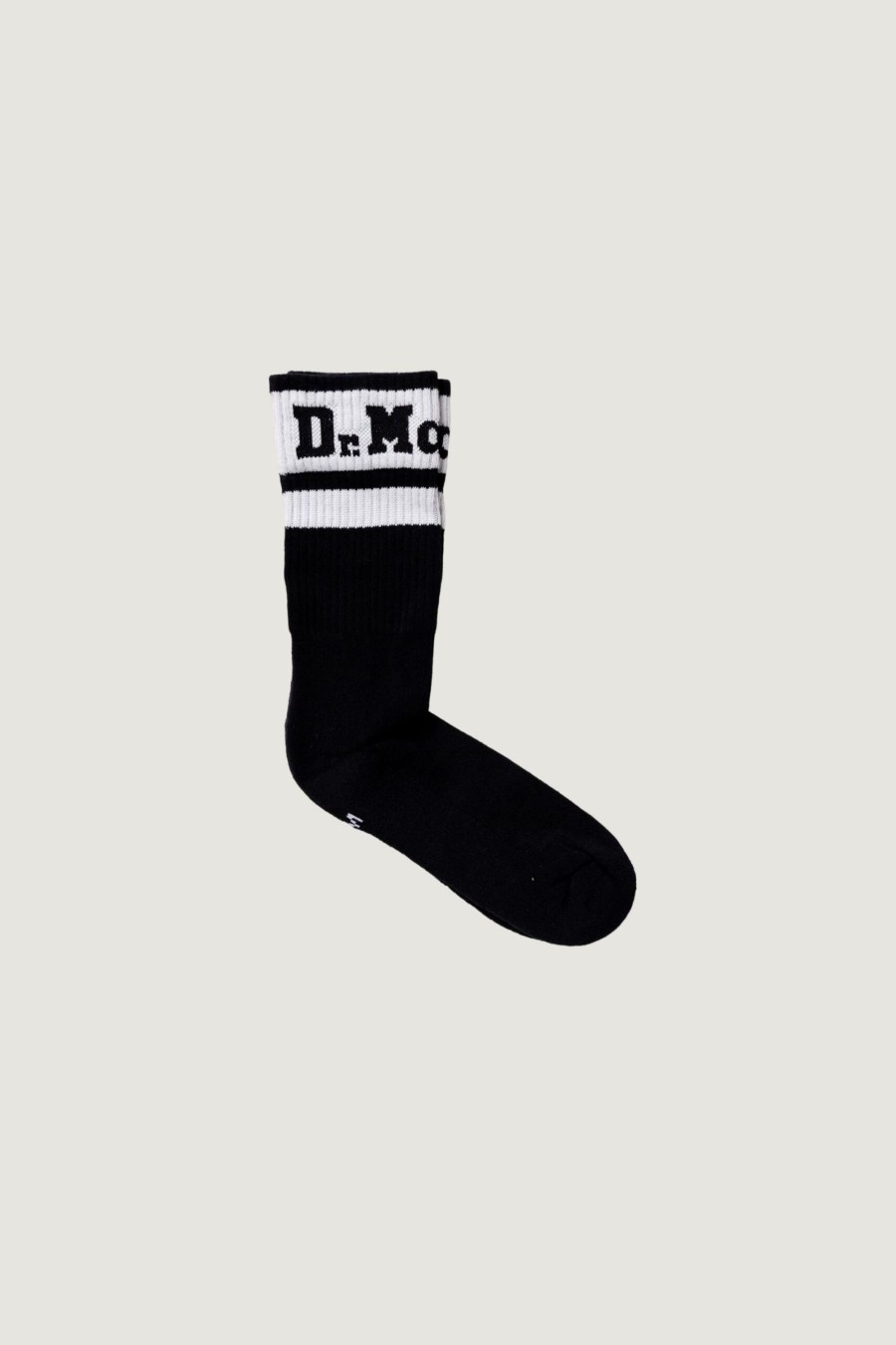 Donna Dr. Martens | Calzini Dr. Martens Athletic Logo Sock Organic Cotton Blend Nero