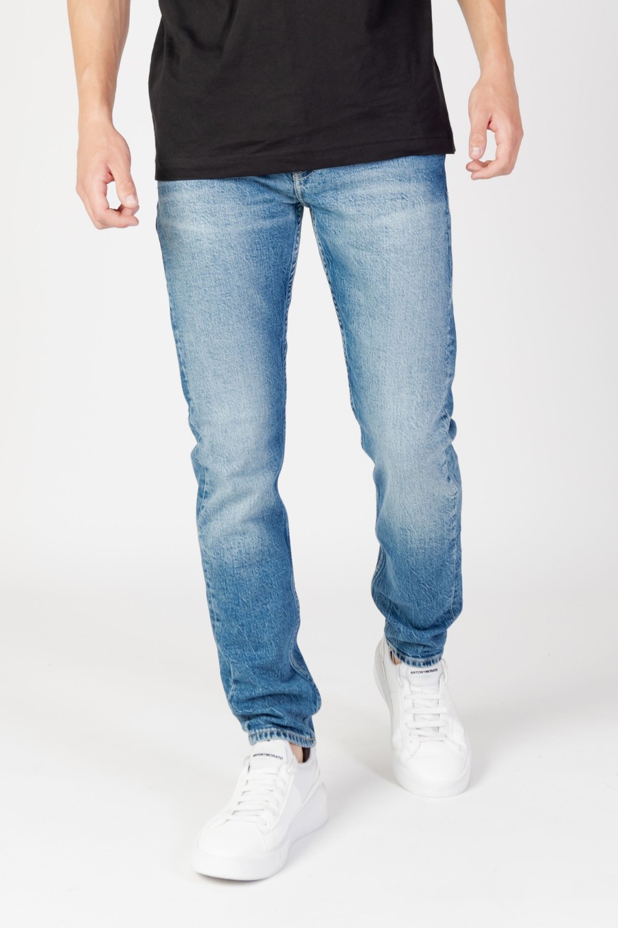 Uomo Calvin Klein | Jeans Tapered Calvin Klein Slim Taper Denim