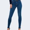 Donna Only | Jeans Skinny Only Royal Life Hw Bb Bj13964 Noos Blue Denim Scuro