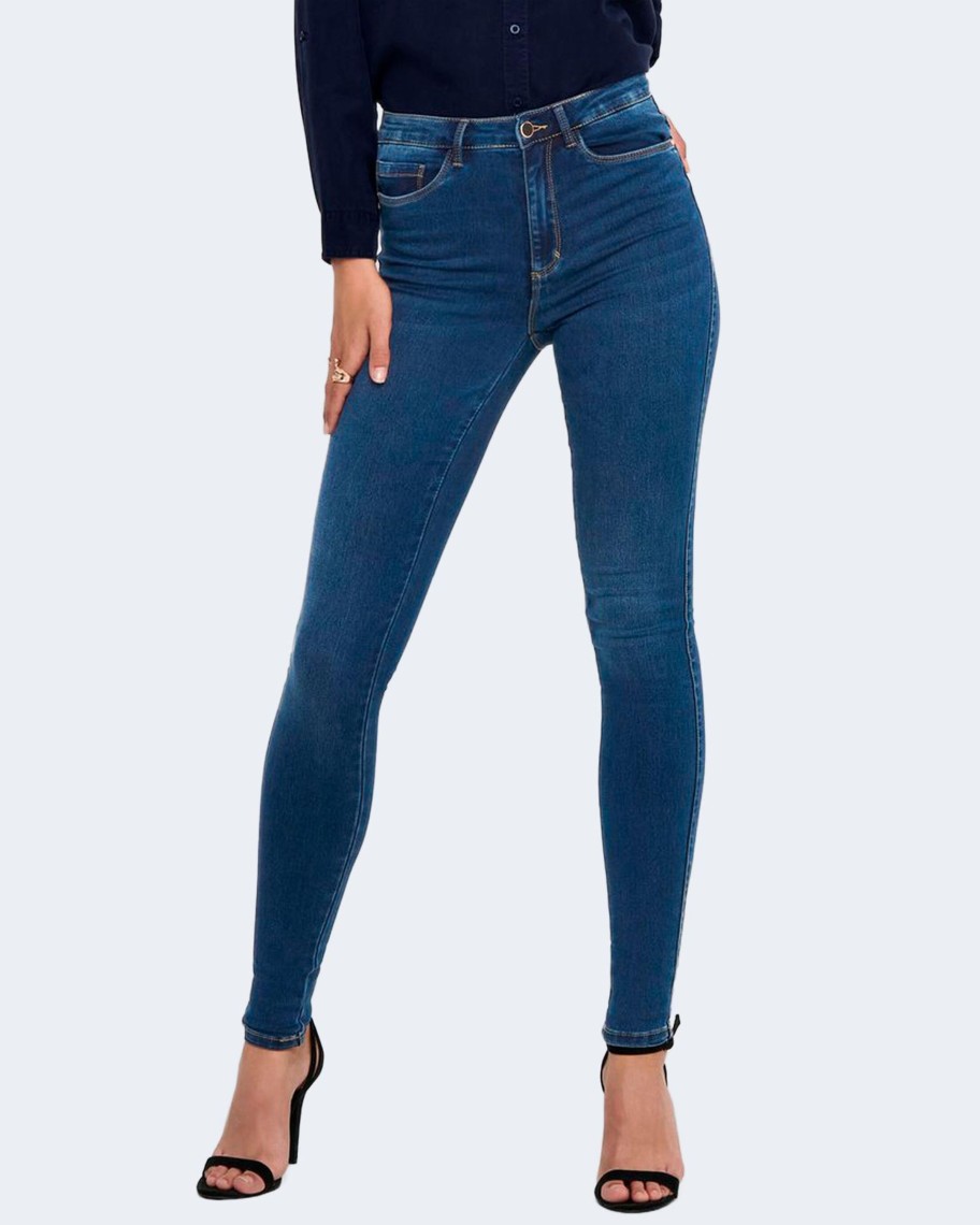 Donna Only | Jeans Skinny Only Royal Life Hw Bb Bj13964 Noos Blue Denim Scuro