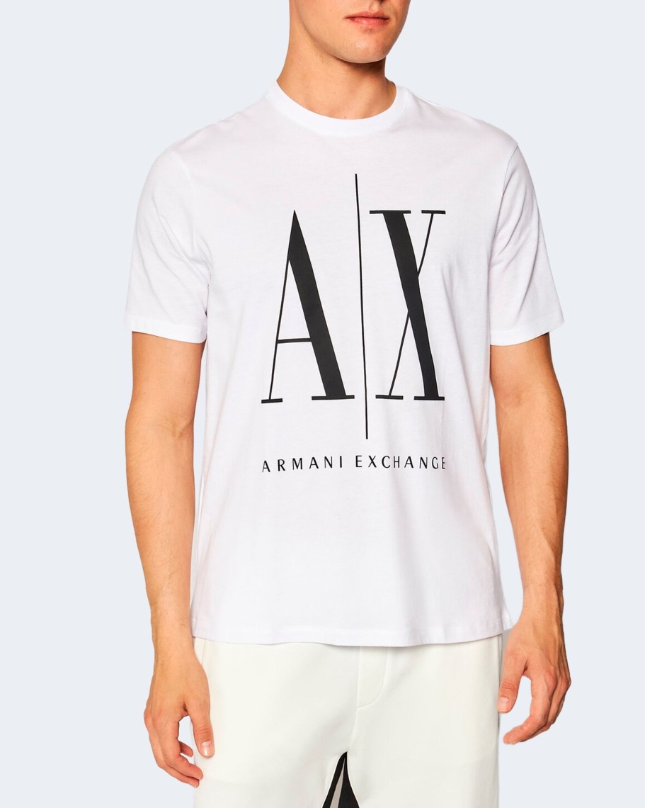 Uomo Armani Exchange | T-Shirt Armani Exchange Bianco