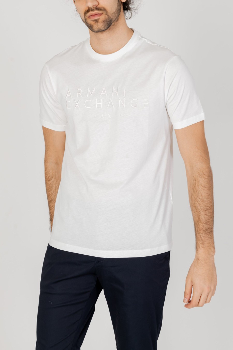 Uomo Armani Exchange | T-Shirt Armani Exchange Bianco