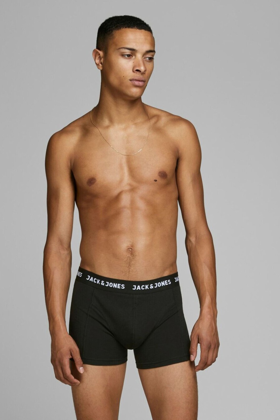 Uomo Jack Jones | Boxer Jack Jones Jacanthony Trunks 3 Pack Black Nero