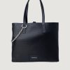 Donna Calvin Klein | Borsa Calvin Klein Sculpted Slim Square Tote Chain Nero