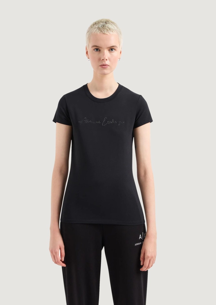 Donna Armani Exchange | T-Shirt Armani Exchange Nero